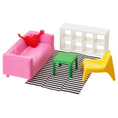 Игрушечная мебель IKEA HUSET (ХУСЕТ), 5 предметов