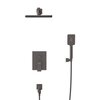 Cezares SLIDER-VDSET-01 SLIDER-VDSET-01 Душевой комплект встраиваемый с изливом (смеситель, верхний душ, ручной душ со шлангом, излив, штуцер с держателем), хром