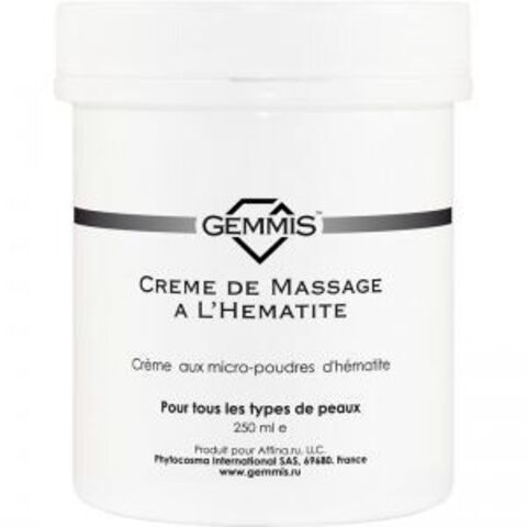 GEMMIS Массажный крем Гематитовый, 250 мл | Creme de Massage a L’Hematite