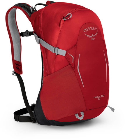 Картинка рюкзак туристический Osprey HIkelite 18 Tomato Red - 1