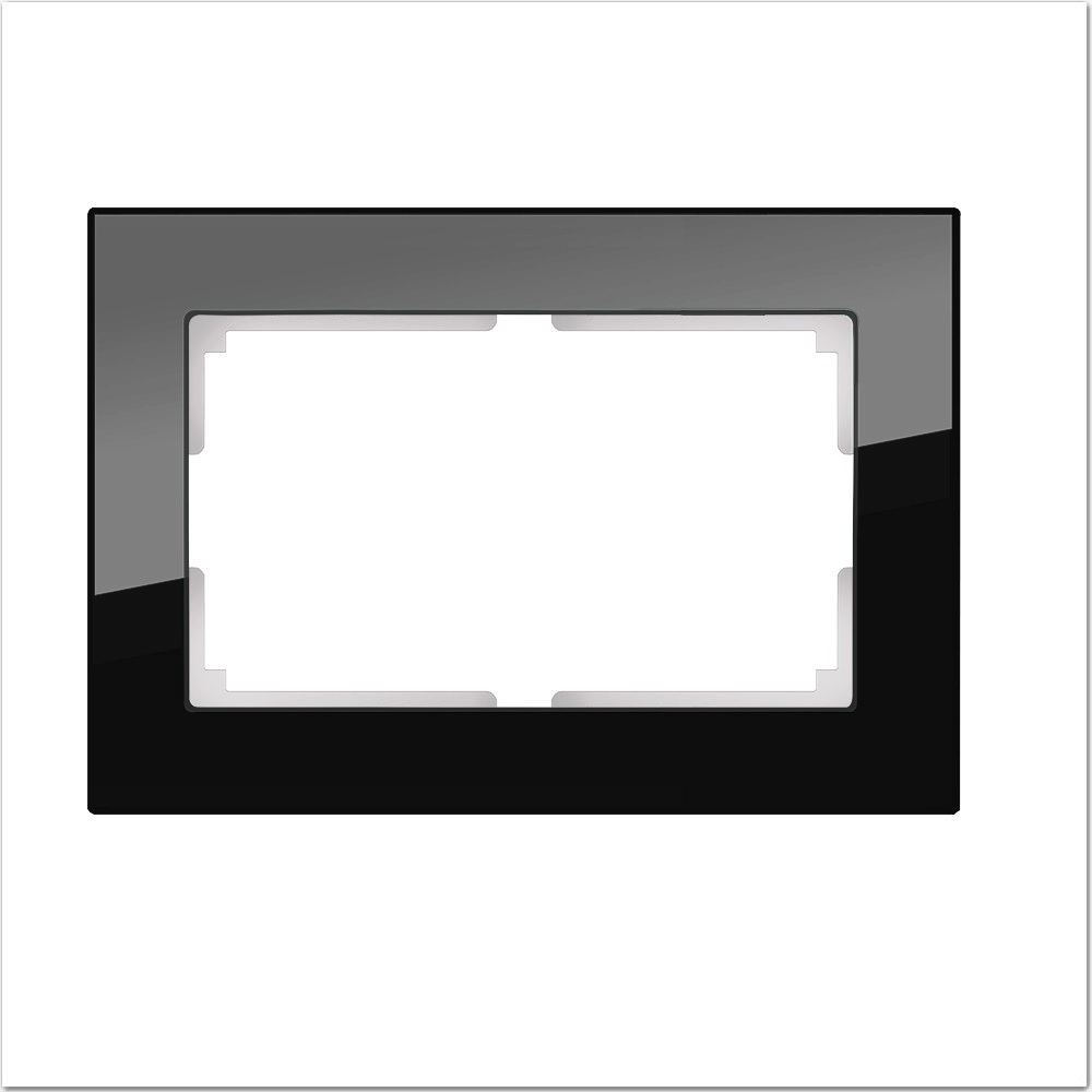 Werkel Рамка WL01-Frame-01-DBL черное стекло