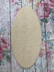накладка МДФ овал 25*12,5см