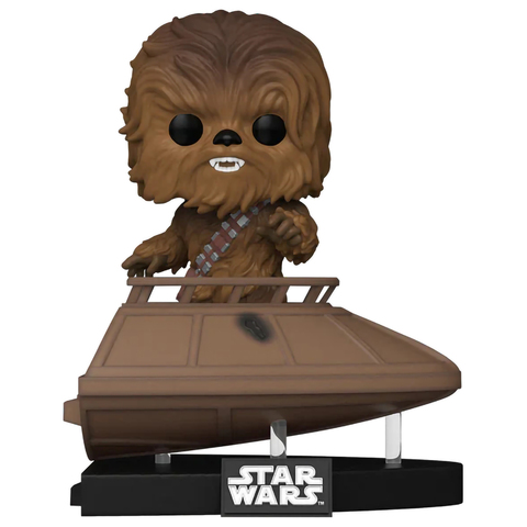 Funko POP! Deluxe Bobble Star Wars Ep 6 RotJ 40th Jabba's Skiff Chewbacca (Exc) (619)