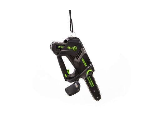 Цепная пила Greenworks GD40TCSk5 (GS110) 40v, 25 см, в комплекте с АКБ 5 А·ч и ЗУ (аккумуляторная)