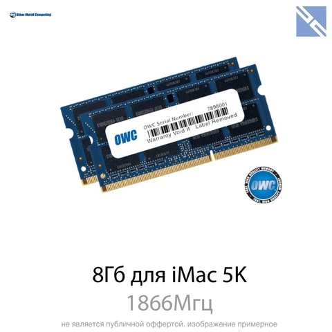 Комплект модулей памяти OWC 8GB для Apple iMac Retina 2015 27