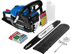 ЗУБР 56 см3, 45 см, бензопила, Профессионал (ПБЦ-560 45ДП)