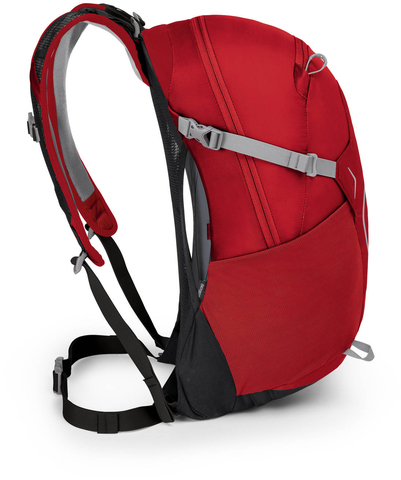 Картинка рюкзак туристический Osprey HIkelite 18 Tomato Red - 5