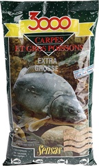 Прикормка Sensas 3000 CARP Extra Grosse 1кг