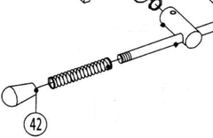 Запчасть №42 для Ken 6250N. Наконечник рукоятки подачи