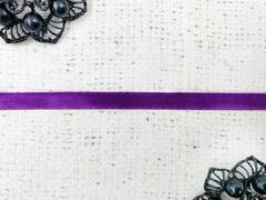 Лента атласная, ш. 0,6 см, фиолетовый