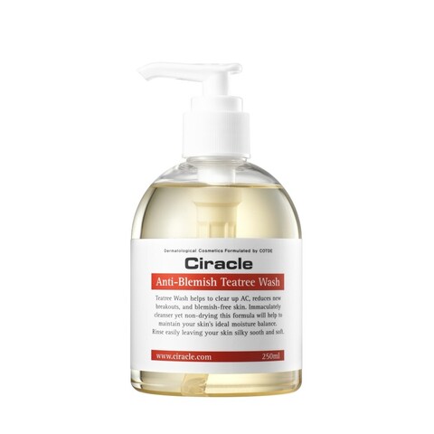 Ciracle Anti-acne Anti Blemish Teatree Wash Пенка для умывания для проблемной кожи с маслом чайного дерева 250 мл