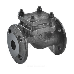 Клапан обратный чугун подъемный 16кч9п Ду 32 Ру25 Тмакс=225 оС фл золотник чугун Луидор