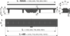 Alcaplast Водоотвод для душа, EKO черный, арт	. AG101101750 (APZ10BLACK-750M)