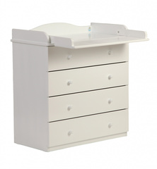 БИ 111 Комод с откидным пелен. столиком (ваниль)