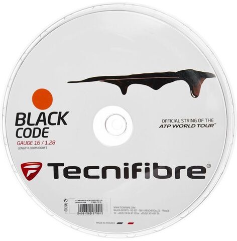 Теннисные струны Tecnifibre Black Code (200 m) - fire