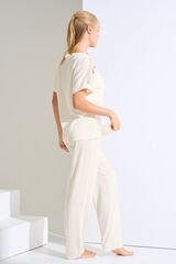 Женская пижама со штанами LISCA EMINENCE 23444_Молочный