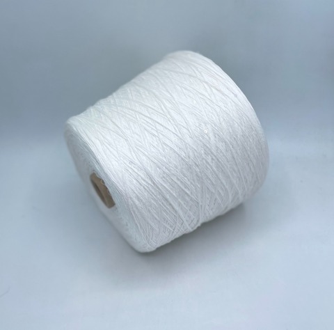 G&G Filati  (пр.Италия),art-Eucalipto, 510м/100гр, 100%Эвкалипт+пайетка(прозрачная) , цвет-Молочный, арт-34038