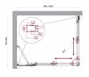 BelBagno LUCE-AH-21-110/90-P-Cr LUCE-AH-21-110/90-P-Cr Душевой уголок