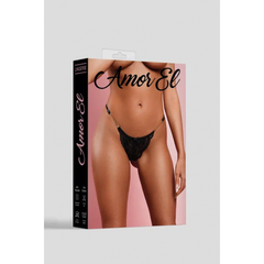 Ажурные стринги Black (L)