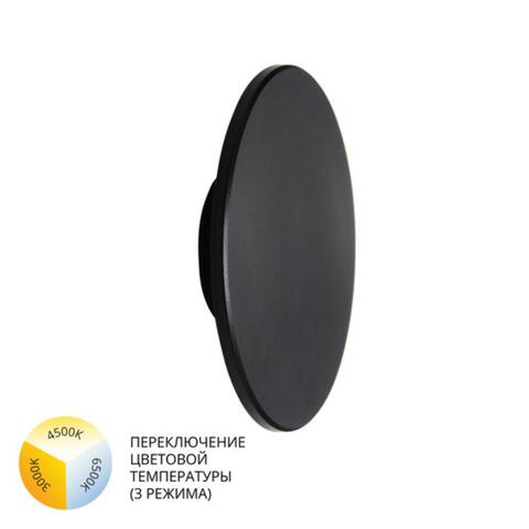 Уличный настенный светодиодный светильник Arte Lamp NIMBO A3415AL-1BK