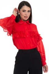Блуза Очень красивая(алый) Diolche