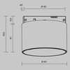 Трековый светильник Maytoni Alfa s TR188-1-5W3K-M-BW