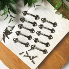 Ручка для шкатулки, цвет бронзовый, 4,8*1,3 см, набор 10 шт.