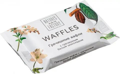 Гречишные вафли с гречишным белым шоколадом 