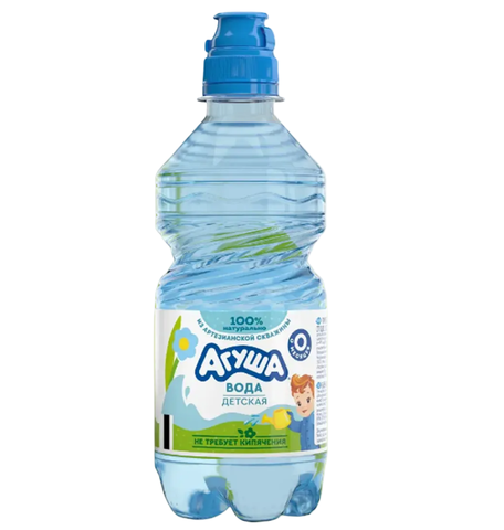 Вода Агуша детская питьевая 0,33л, шт