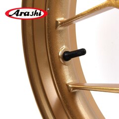 Передний колёсный диск Arashi для Honda CBR 600 RR 2013-2017 черный/золотой