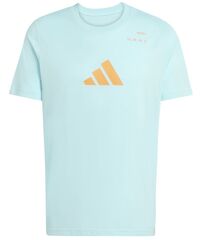 Теннисная футболка Adidas Padel Cat Graphic - ice blue