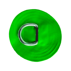 Крепление для батута, круглое, зелёного цвета, 0,25*0,25*0,3 м