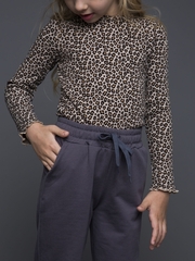 032_ОС25 Брюки для девочки, графит