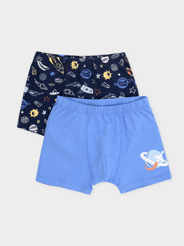 набор трусы/ уп  для мальчика  К 1912-2уп/голубой сапфир,глуб.синий,ракеты Ал