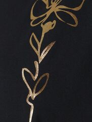 Нарядная футболка с блестящим принтом  D49.133 (131295)