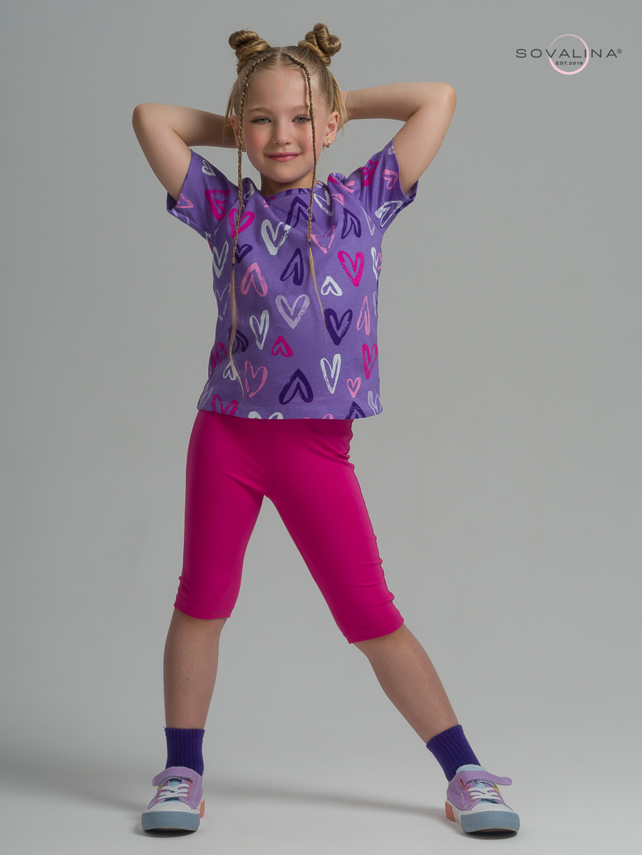 Костюм Актив лавандовая любовь-фуксия