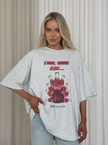 Футболка Coca-cola серый