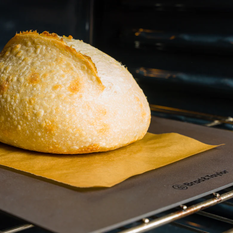 Набор Brod&Taylor для выпечки хлеба - Прямоугольный купол (Батард) и стальной камень MAX