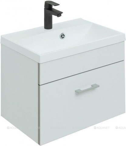 Aquanet 287641 Тумба с раковиной Верона 50 цв. белый матовый (раковина Aquanet) (287641)