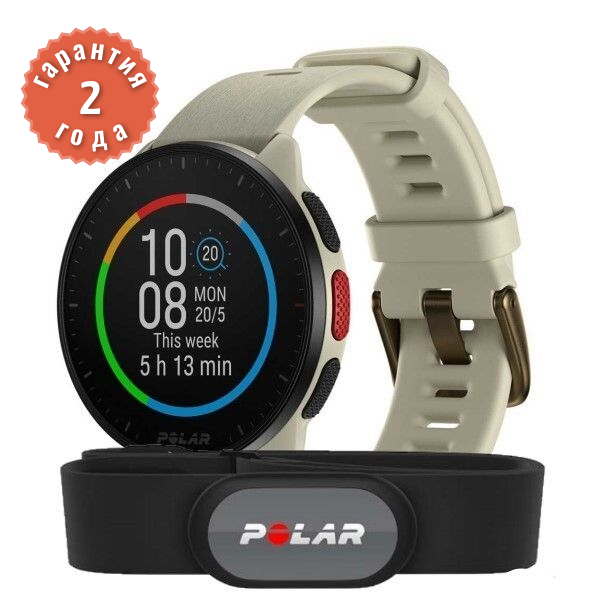Polar Pacer Cloud White HR (H9)