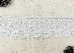Кружево плетеное, ш. 5,5 см, белый