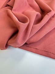 Вискоза с нейлоном, плательная ткань, Красный коралл