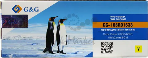 Принт картридж G&G для Xerox Phaser 6000/6010 WC 6015 (1,4K стр.), yellow