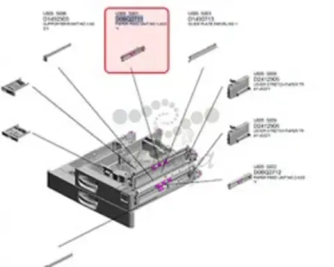 Узел подачи бумаги №1 в сборе Ricoh (D0BQ2711)