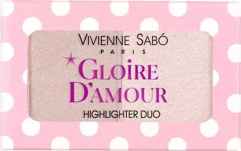 Vivienne Sabo Gloire d'amour Палетка хайлайтеров ,тон 02 персиковый