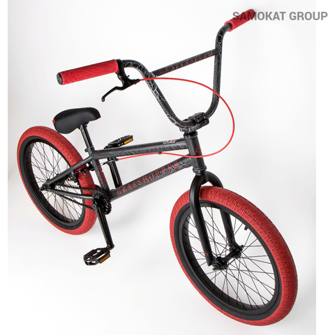 Велосипед BMX Tech Team GRASSHOPPER черно-красный