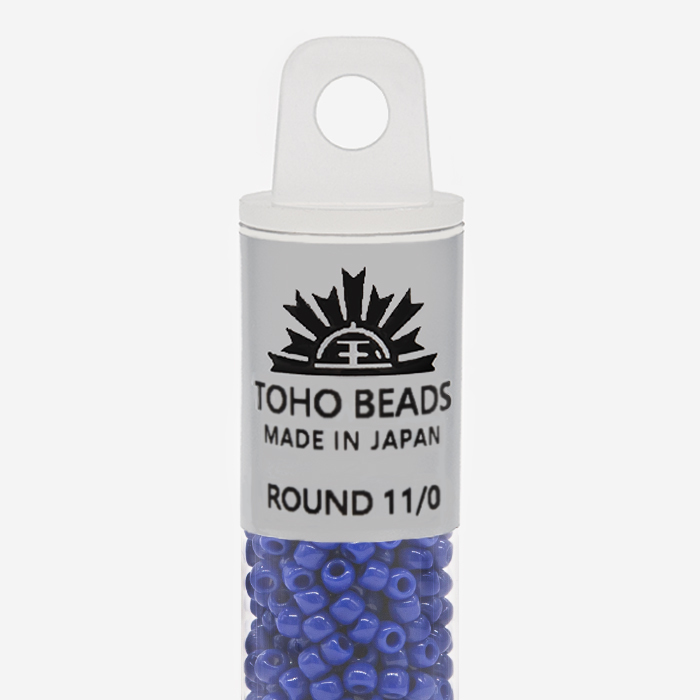 Японский бисер TOHO Round 11/0 (№48), непрозрачный глянцевый