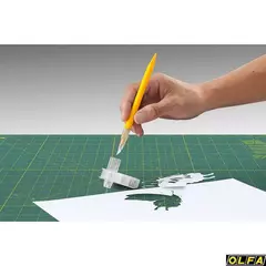 OLFA с перовым лезвием 6 мм, Нож (OL-AK-1/5B)