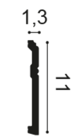 Плинтус гибкий SX105F