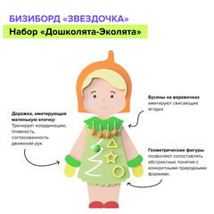Набор бизибордов “Дошколята-Эколята”